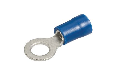 5.0MM RING TERMINAL BLUE