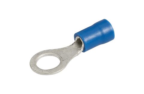 6.3MM RING TERMINAL BLUE