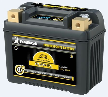 12v Lithium Motorcycle battery Powersports 140CCA  PLFP7