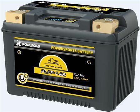 12v Lithium Motorcycle battery Powersports 280CCA PLFP14R