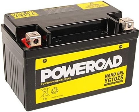 YTZ10S Poweroad YG10ZS 12v Motorcycle Battery