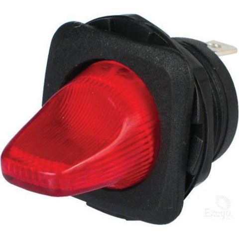 Duckbill Off-On Toggle Switch with Red LED