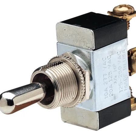 On-Off-Momentary On Heavy-Duty Toggle Switch