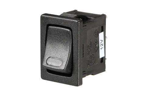 Off/On Micro Rocker Switch with Red LED