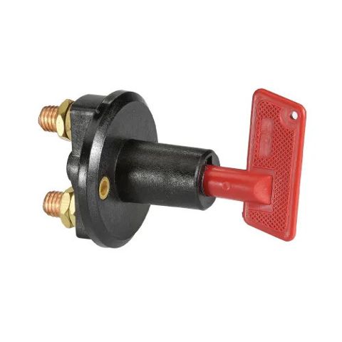 Plastic Battery Master Switch with Removable Key