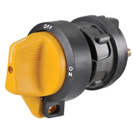 HEAVY DUTY BATTERY MASTER SWITCH YELLOW