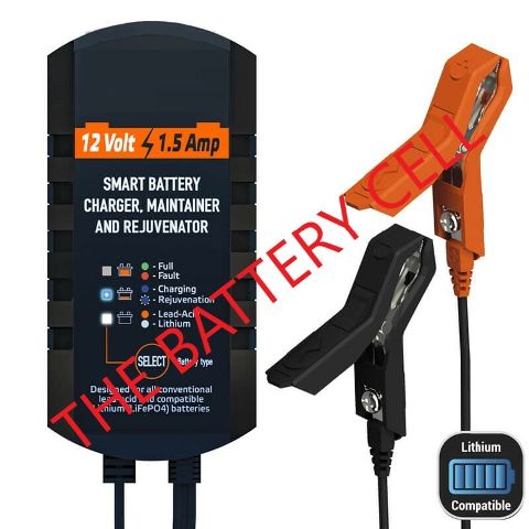 12V 1.5A Battery Charger and Maintainer, does lithium