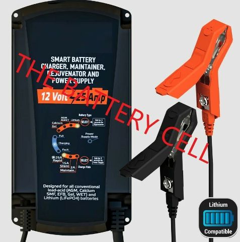 12V 25A Battery Charger and Maintainer, does Lithium