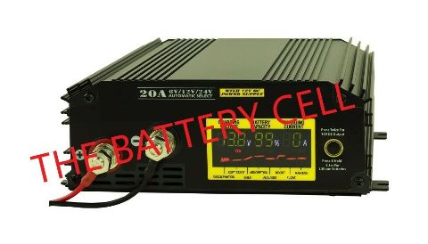BATTERY Charger 6, 12 and 24 volt, 20A -does Lithium AND Power Supply