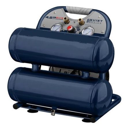 TWIN STACK 1HP OIL FREE COMPRESSOR 17L TANKS