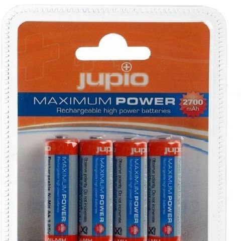 AA Batteries RECHARGABLE 2700MAH 4PK JUPIO