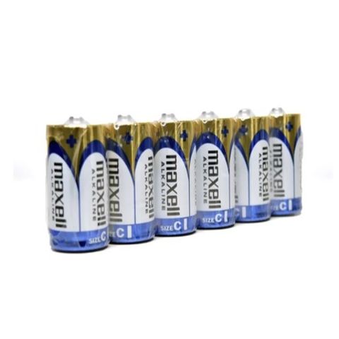 ALKALINE C SIZE 6pk MAXELL