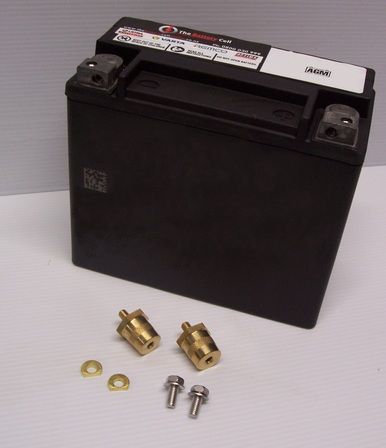 Racing Battery Kit, Dry Cell 680 Hot Cranking Amps