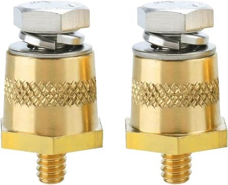 Battery Post set M6 Screw-in Battery Terminals -2pk