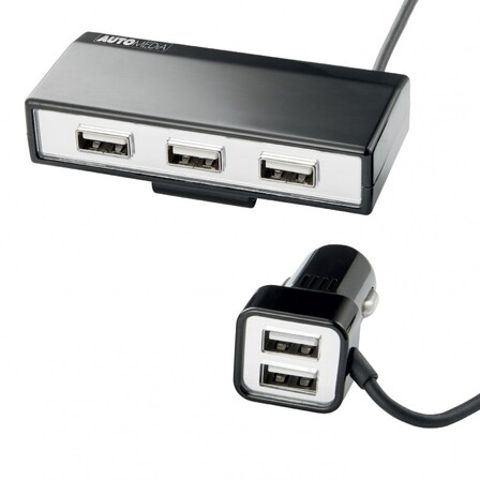 5 Port USB Charger Cigarette Socket Application