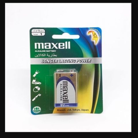Maxell 9V BATTERY ALKALINE X7