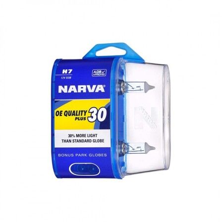 H7 HALOGEN GLOBE 12V 55W PX26D PK2 with Bonus Parking Globes