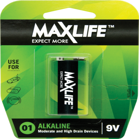 9V Alkaline Battery