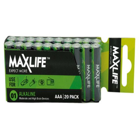 AAA Alkaline batteries 20PK