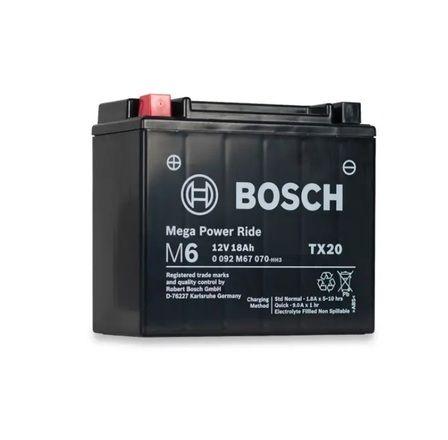 Bosch YTX20-BS AGM Motorcycle battery 310cca