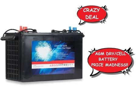 12V 115AH DRYCELL AGM DEEP CYCLE BATTERY